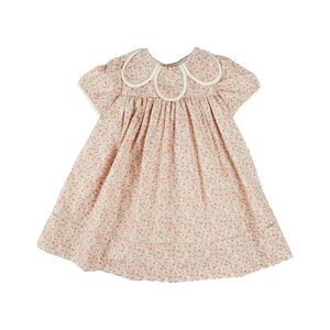 Pepa London Girls  Mabel Floral Statement Collar Dress, Orange